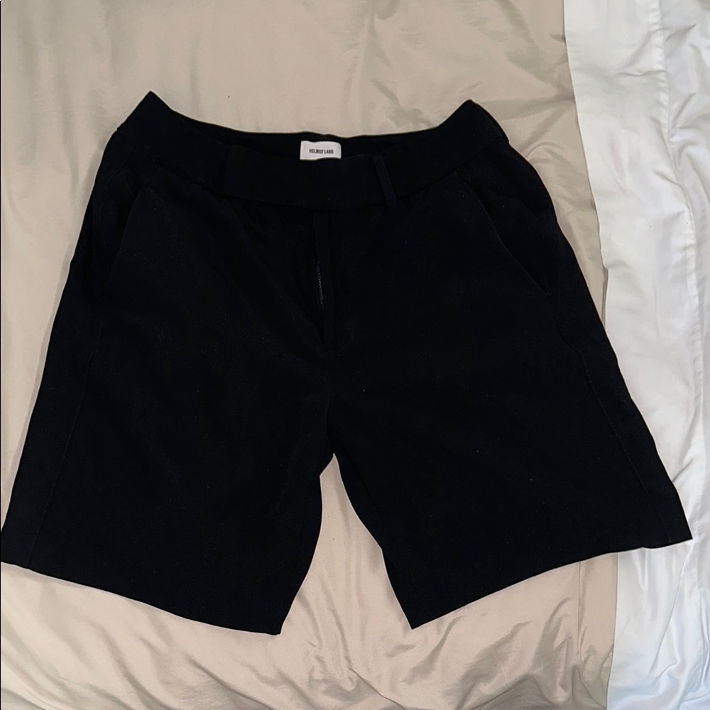 Helmut Lang Classic Black tailored size 10 Shorts bermuda